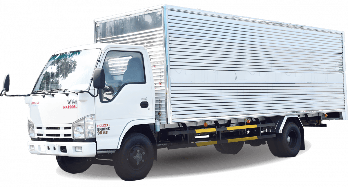 Xe tải thùng kín Isuzu VM model NK490SL9